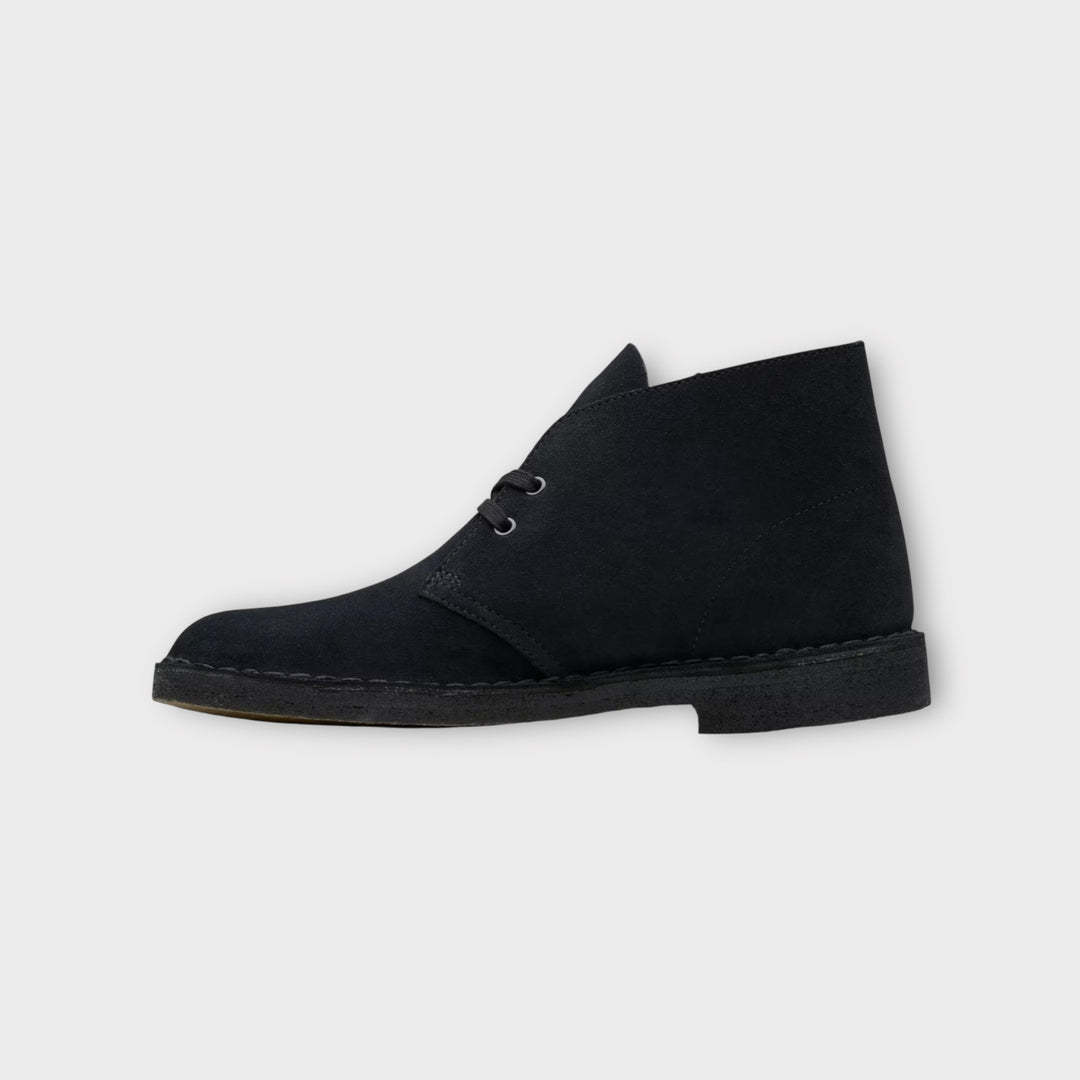 Clarks herrefodtøj classic desert boot black suede