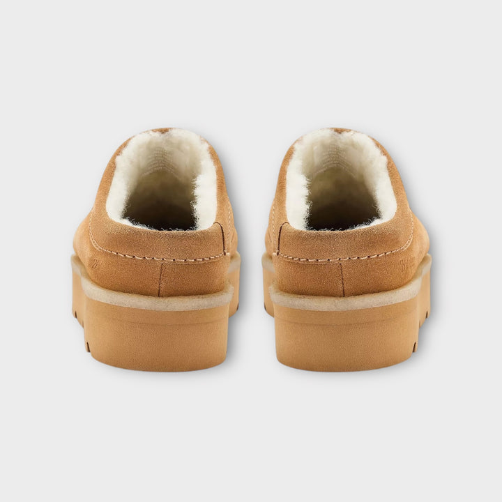 Detaljebillede af Clarks Originals Meare Mule i Caramel Warmline