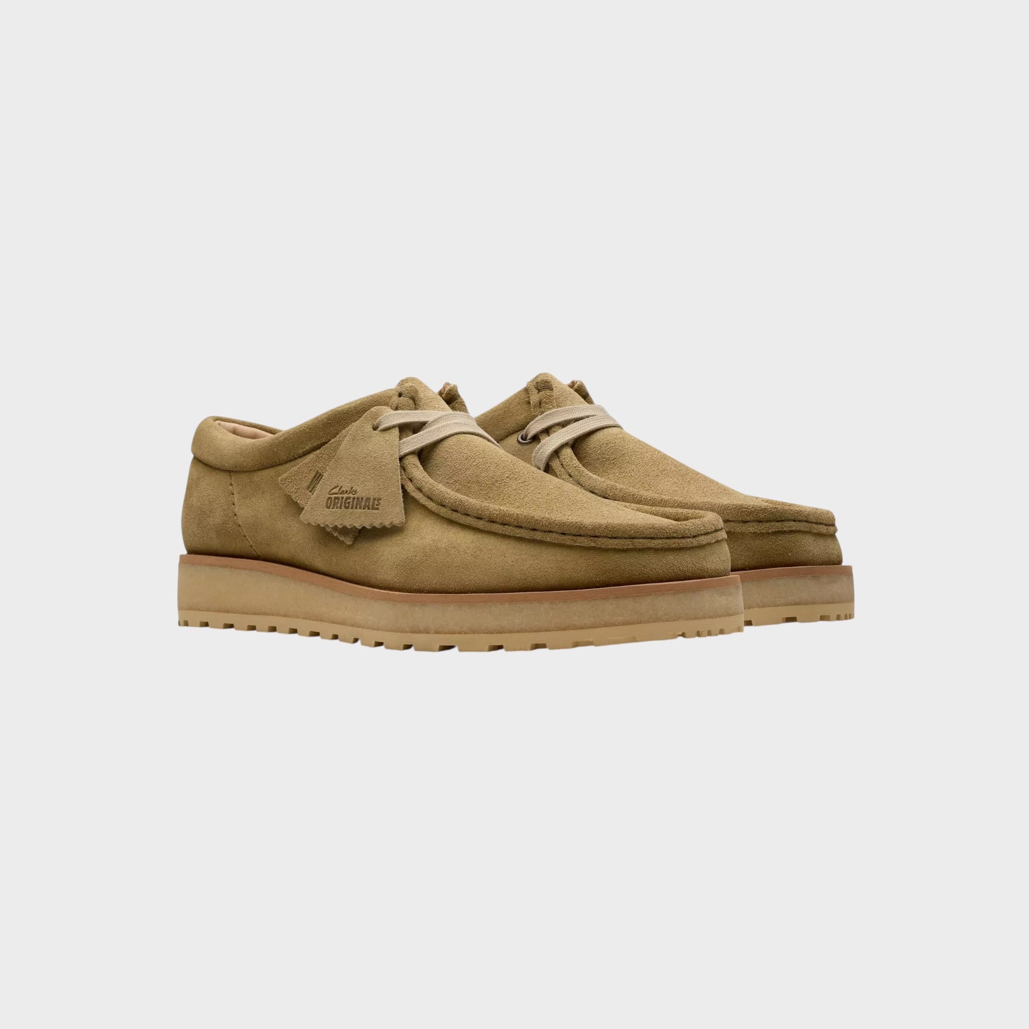 Clarks Wallabee Scout Lo In Dark Sand Suede – Le-fix.com
