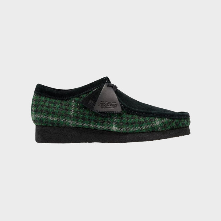 Clarks Wallabee Tweed Combination Green sko i høj kvalitet dame mænd kvinder herre
