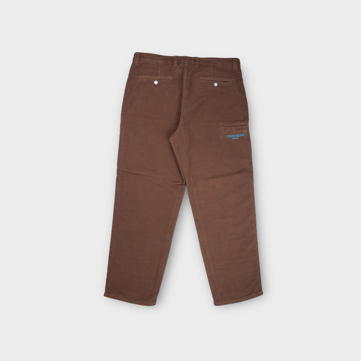 Stone Island 319X6 Marina Loose Pants In Brown