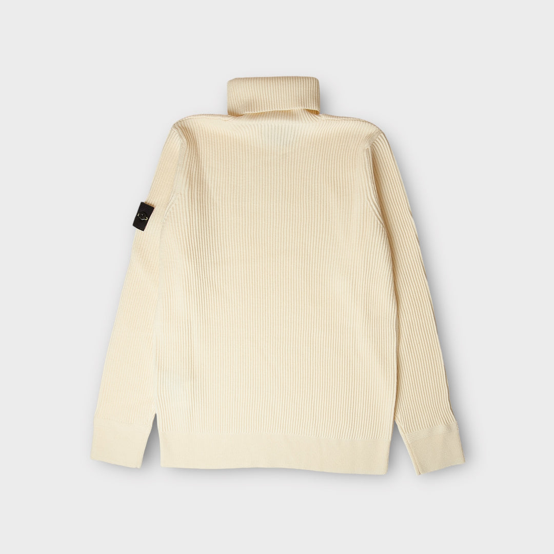 Stone Island 552C2 RWS Turtleneck Knit In White