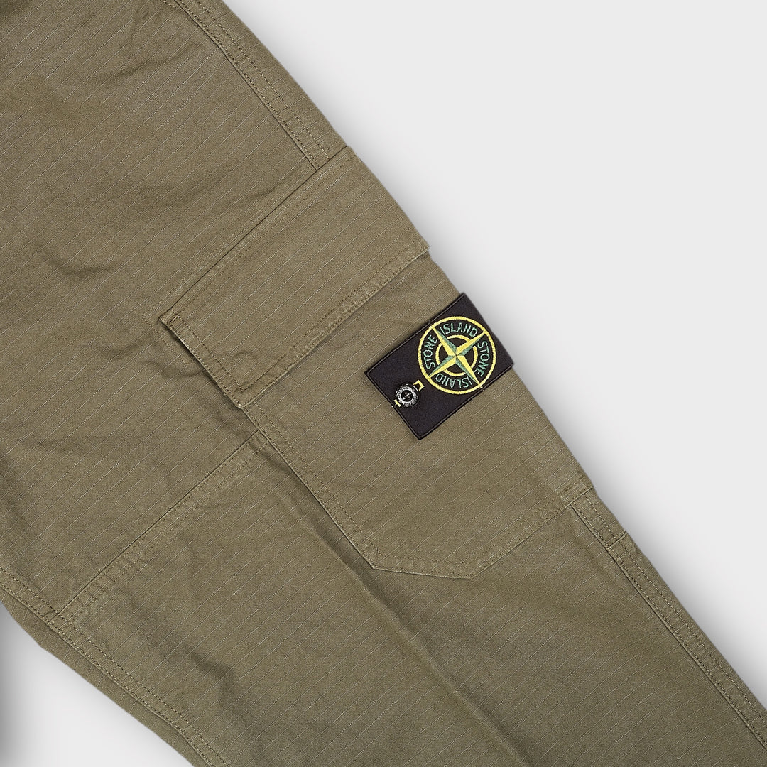 Stone Island 32212 Ripstop Cargo In Olive