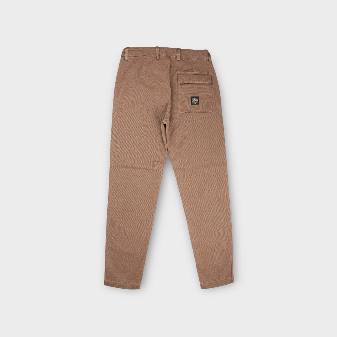 Stone Island 32701 Regular Tapered Pants In Brown