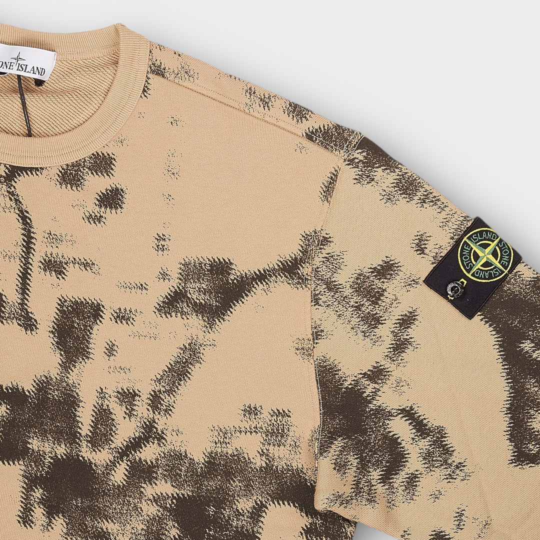 Stone Island 669E3 Crewneck In Camo