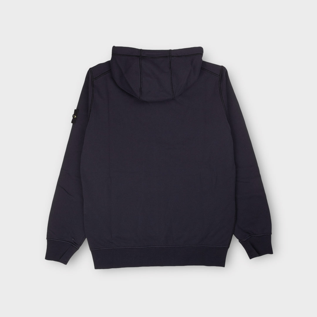 Stone Island 64251 Zip Hoodie In Navy