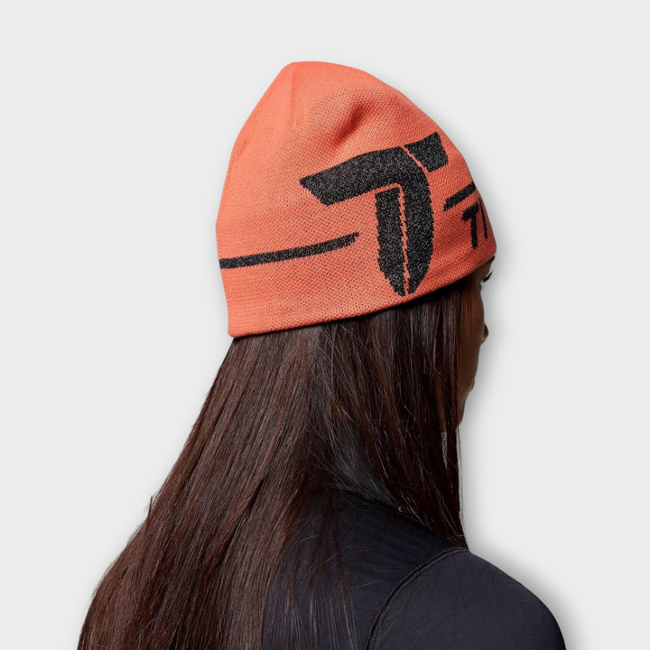 Columbia Heat Hue i orange vist sammenfoldet.