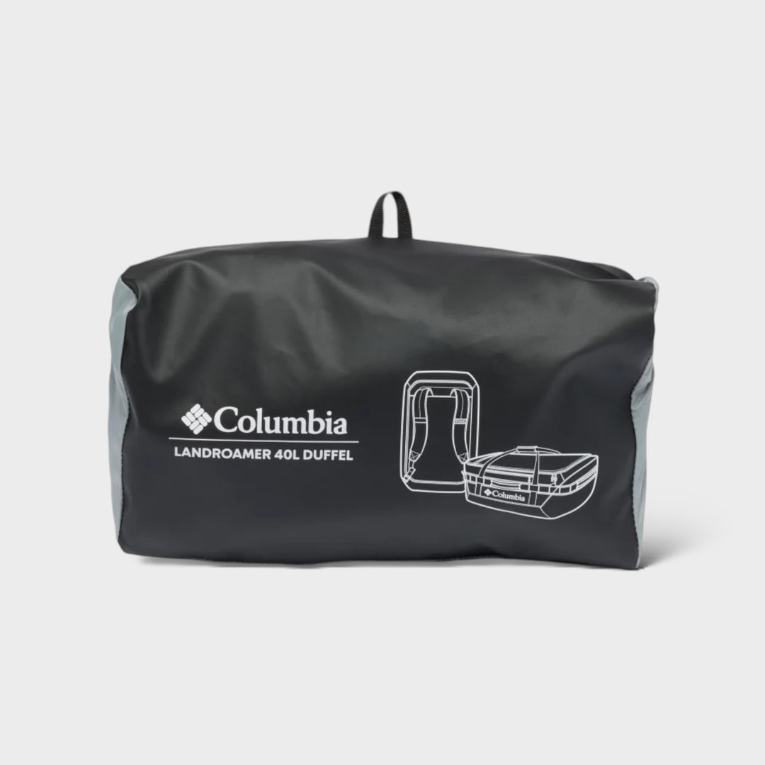 Slidstærk Columbia rejsetaske i sort, 40L