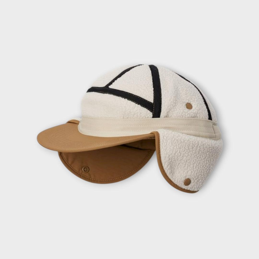 Columbia Landroamer Ear Flap Cap i Brown/Delta set bagfra.