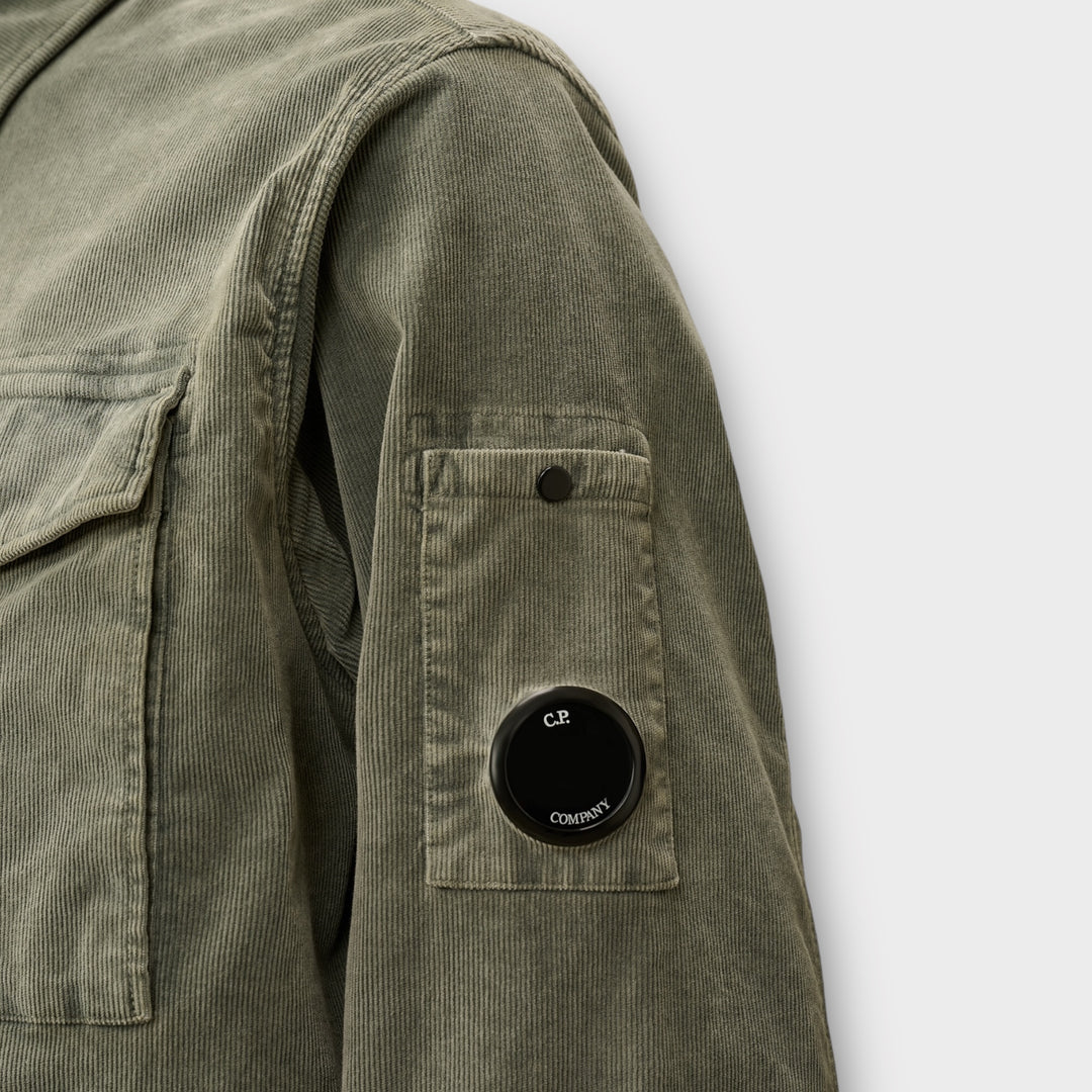 C.P. Company Corduroy Overshirt I Grey/Green