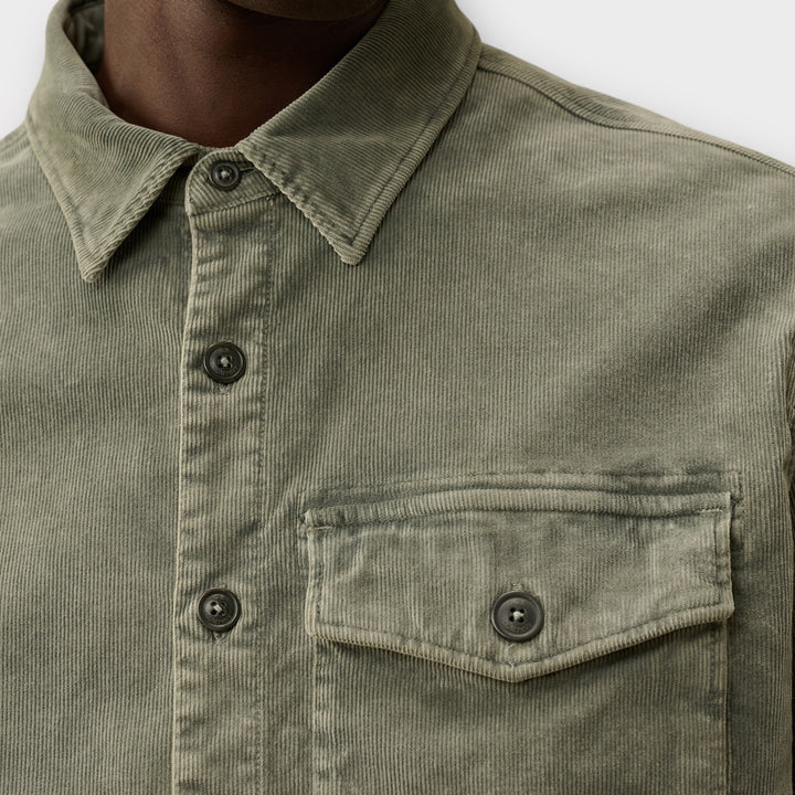 C.P. Company Corduroy Overshirt I Grey/Green