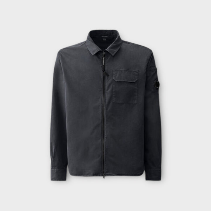 C.P. COMPANY COTTON ZIP OVERSHIRT