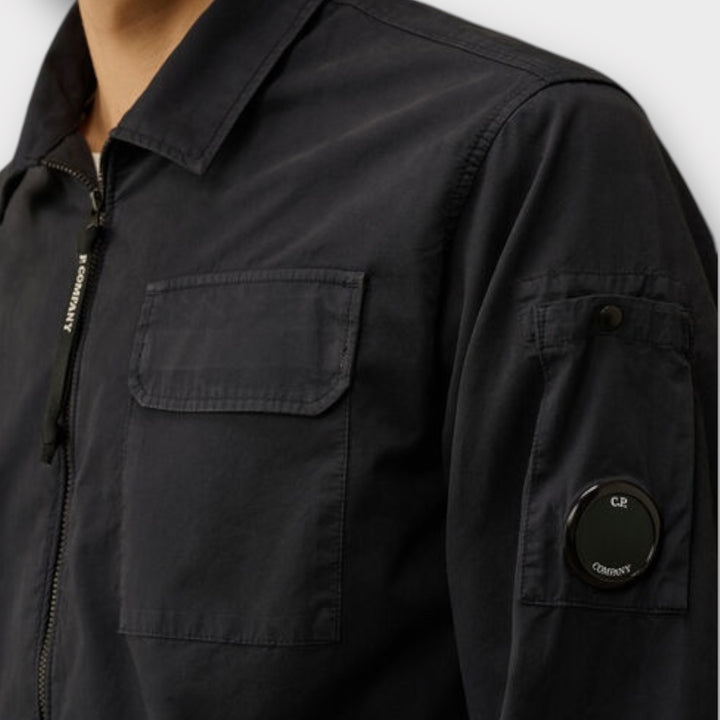 C.P. COMPANY COTTON ZIP OVERSHIRT