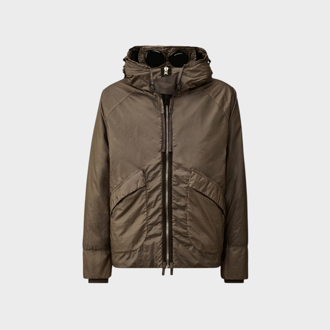 C.P. Company Goggle Down Jacket Opal – letvægts dunjakke i teknisk nylon