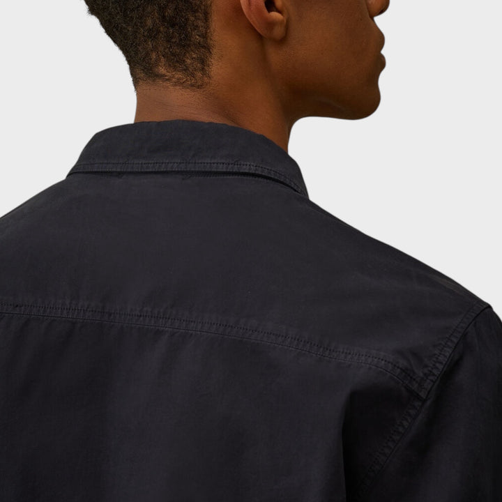 Bagside af C.P. Company Organic Gabardine overshirt – navy