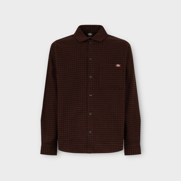 Dickies Hendersonville Langærmet Skjorte i Andorra set forfra