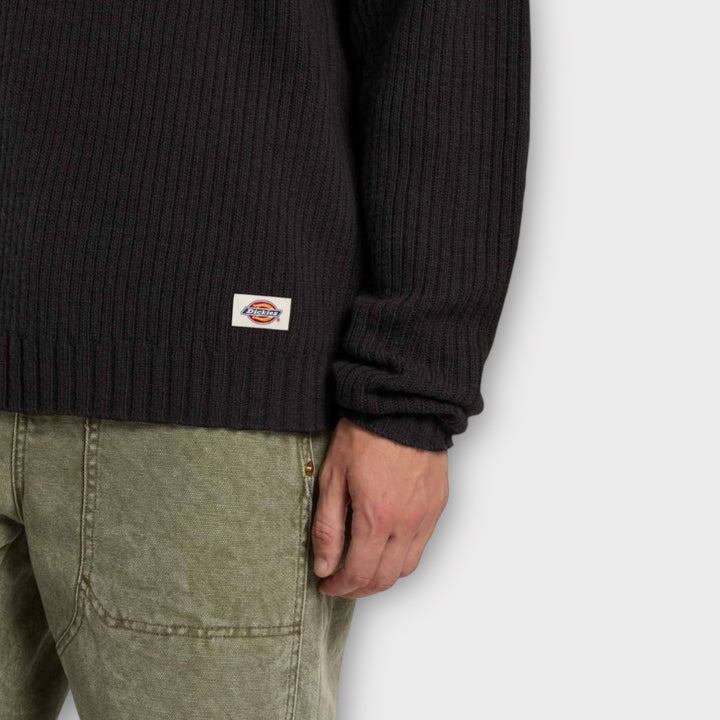 Regular fit sort Dickies sweater til mænd