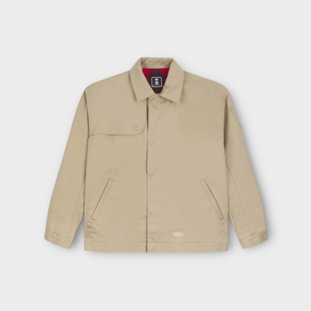 Dickies TDC Eisenhower Jacket i sandfarve set forfra