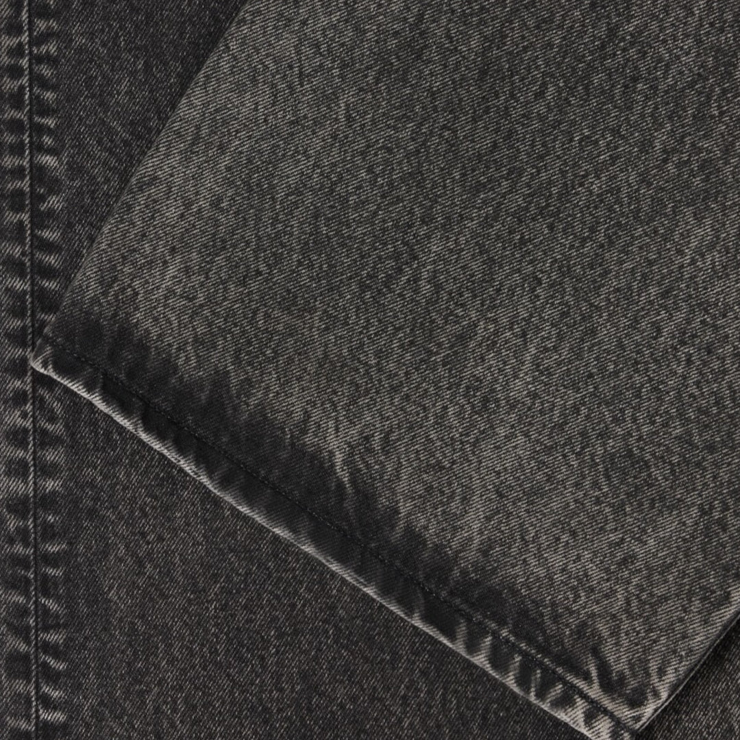 Edwin black dark used jeans med afslappet streetwear look
