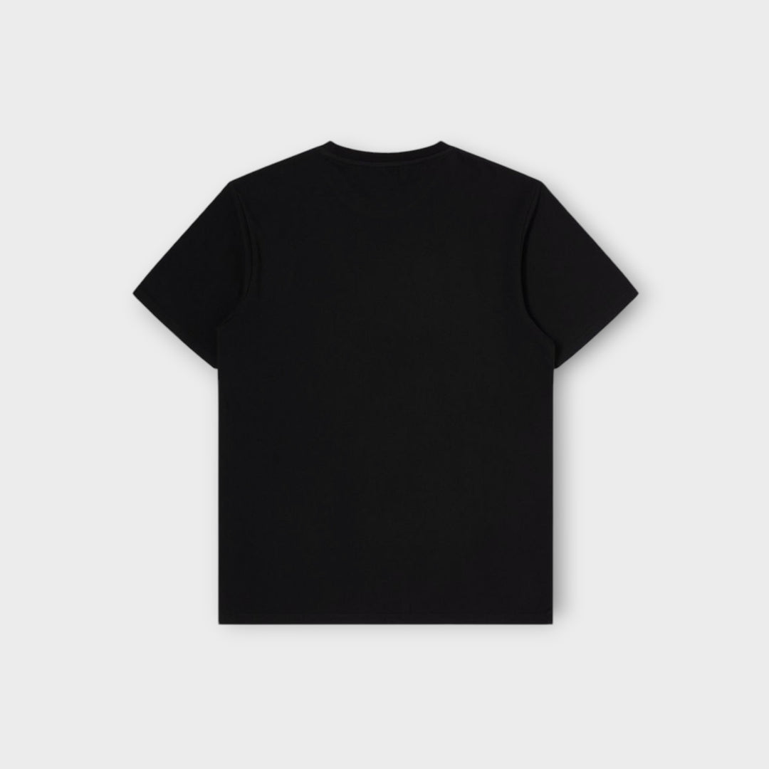Sort Edwin graphic tee med Japanese Sun streetwear design