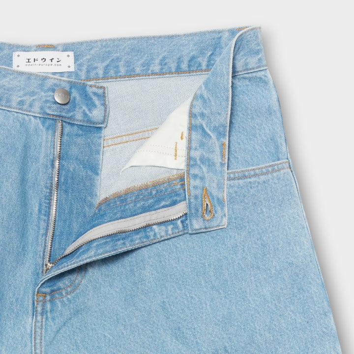 Blå Edwin worker shorts i robust denim til sommerbrug