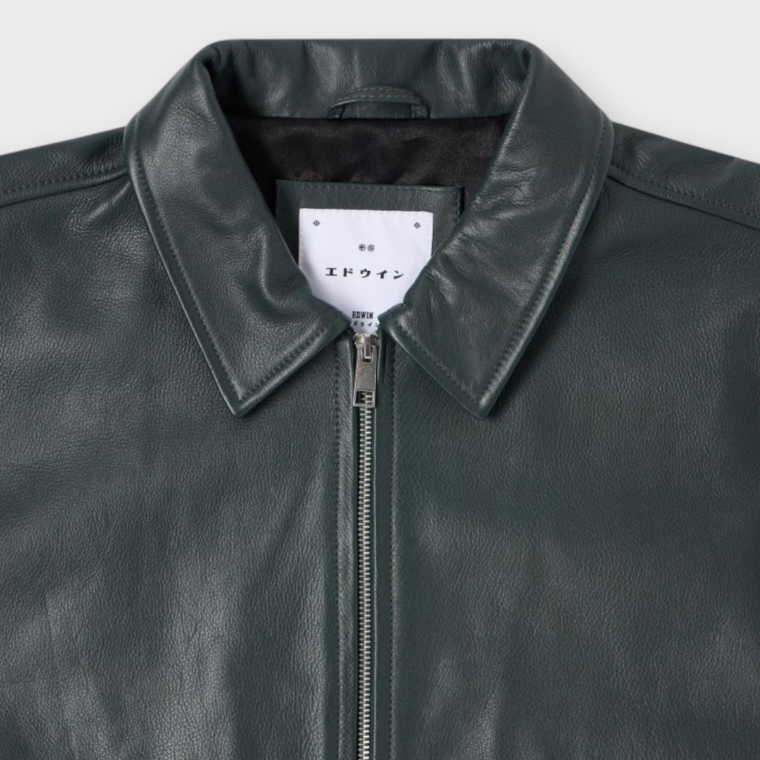 Workwear-inspireret Edwin Dogma Jakke i grøn