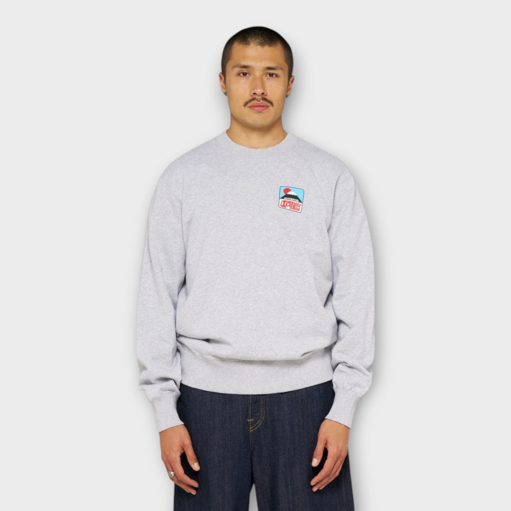 Edwin sweatshirt med Sunset on Fuji San-print.