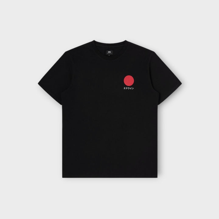 Edwin Japanese Sun T-shirt in Black