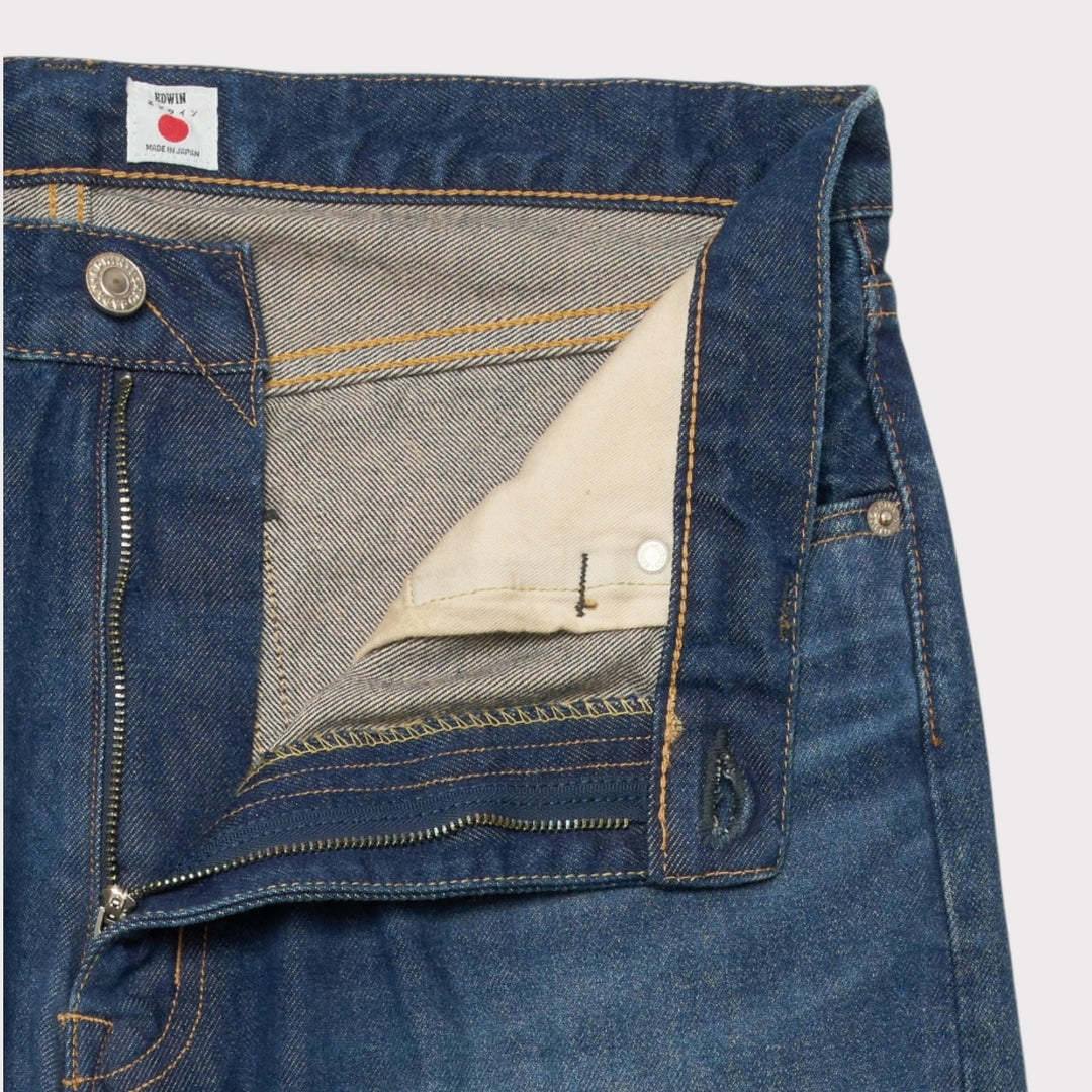 Edwin Loose Jeans i Blue/Dark Used – detaljebillede