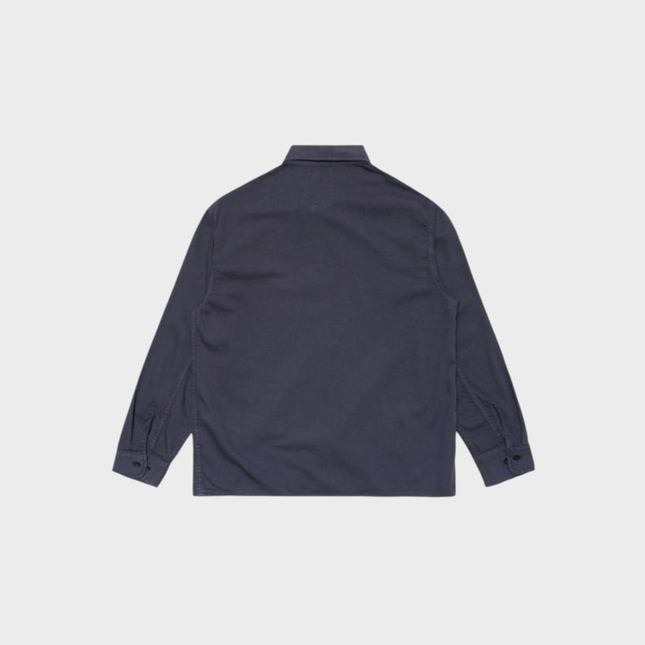 Edwin Sebastian langærmet denimskjorte set forfra.