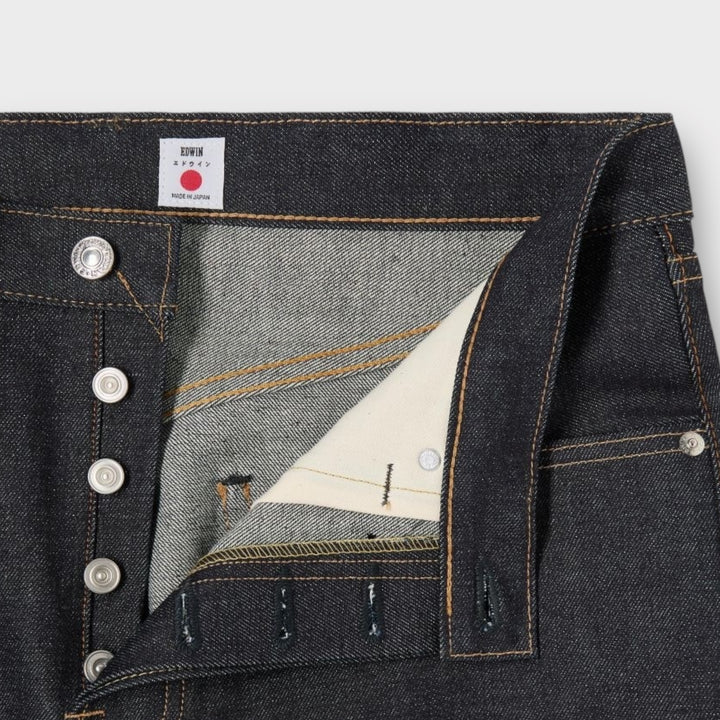 Edwin raw denim jeans med wide fit og klassisk streetwear look