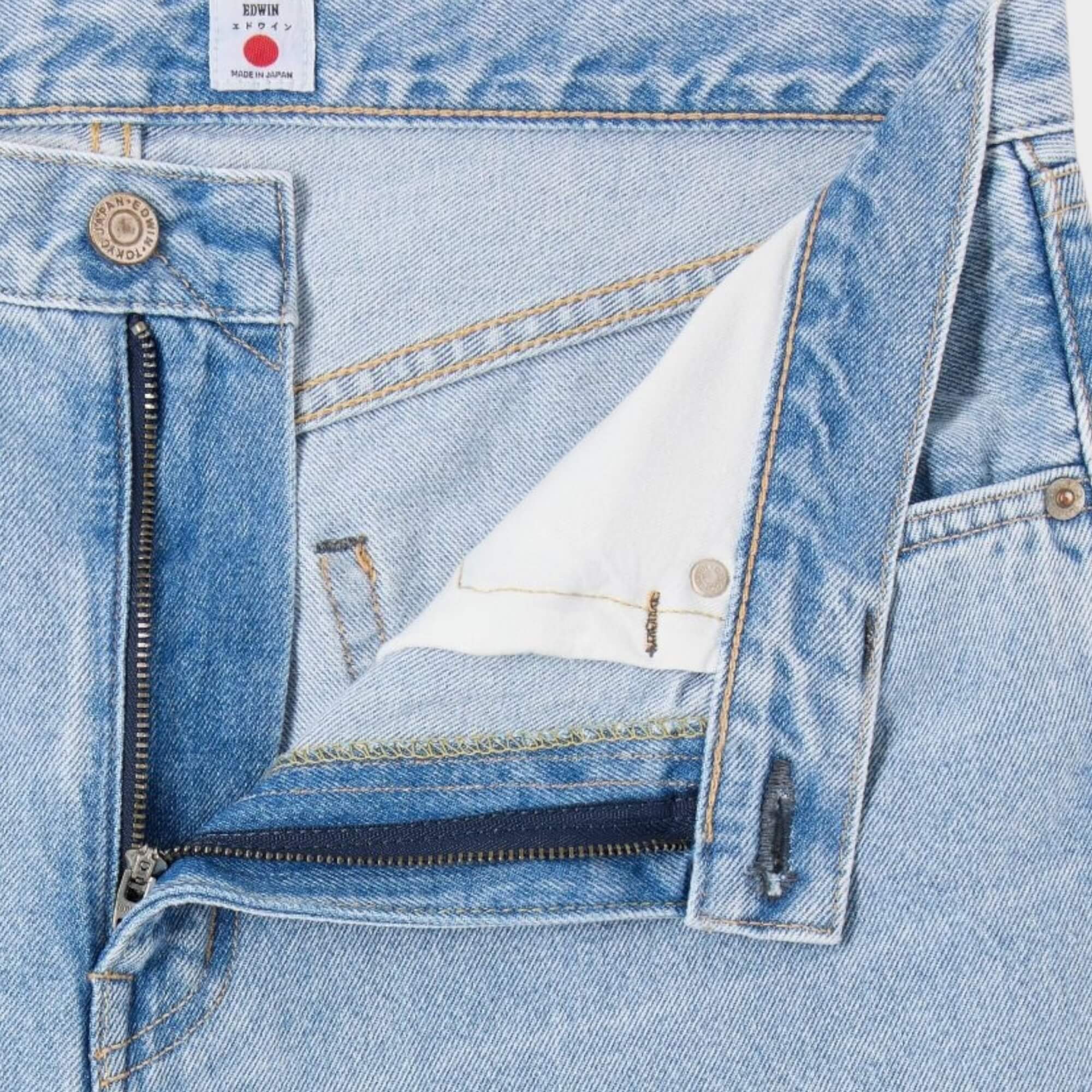 Edwin Wide Jeans In Blue/Light Used – Le-fix.com