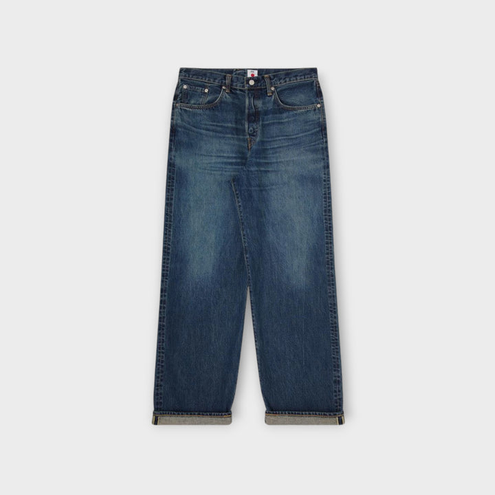 Edwin Wide Pants Jeans In Dark Blue Used