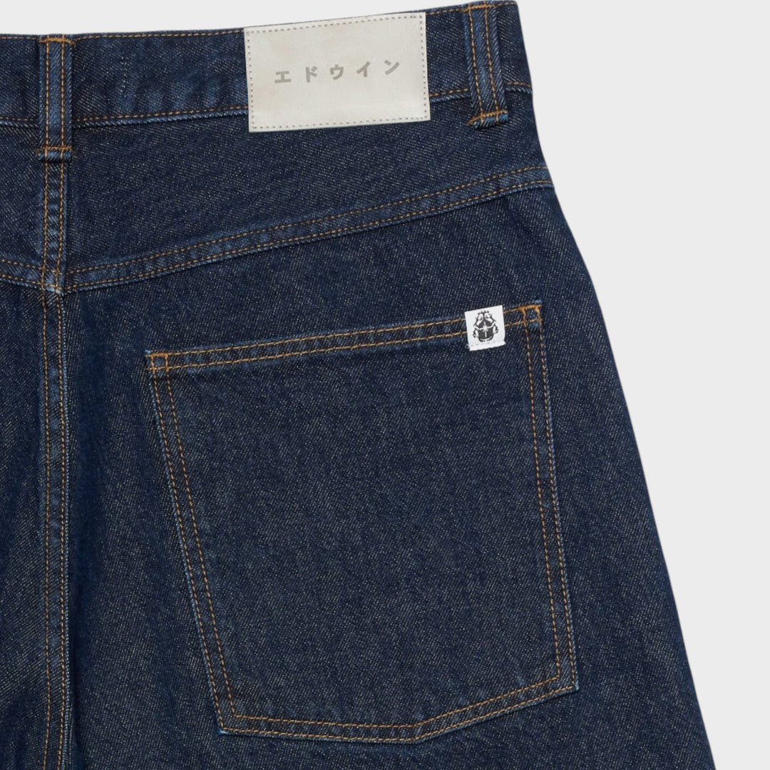 Edwin Worker Shorts i kraftig denim fra Edwin.