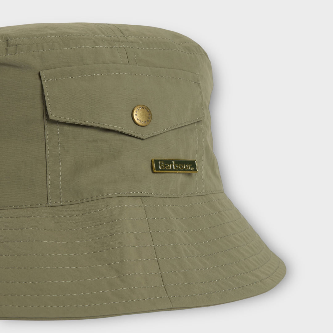 Barbour Tracker Showerproof Bucket Hat I Dusty Olive