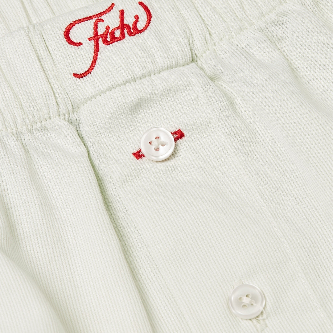 Fichi Boxers i Mint Green Stripe vist fra siden.