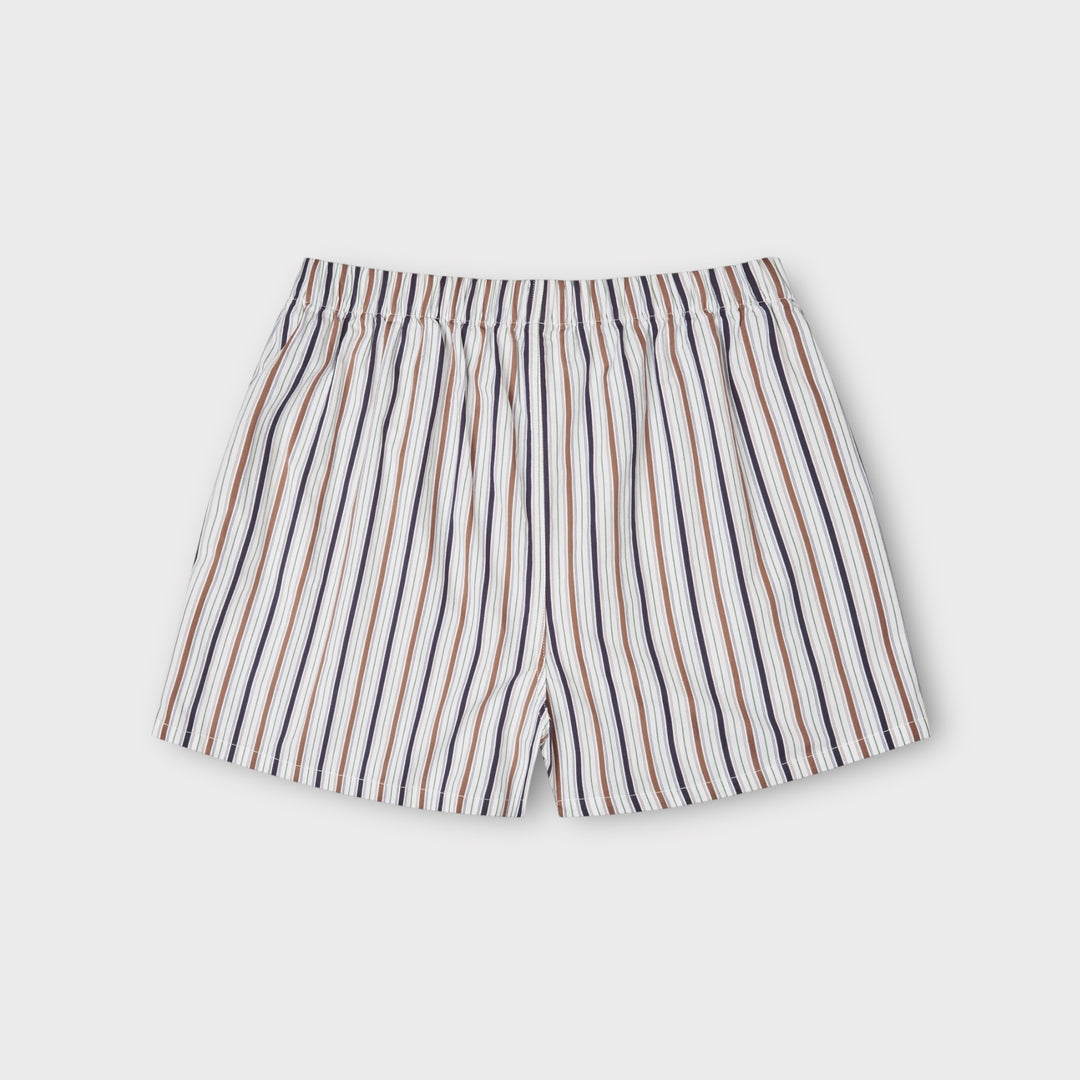 Fichi Boxers i Moss & Brown Stripe set bagfra med tætsiddende og komfortabel pasform.