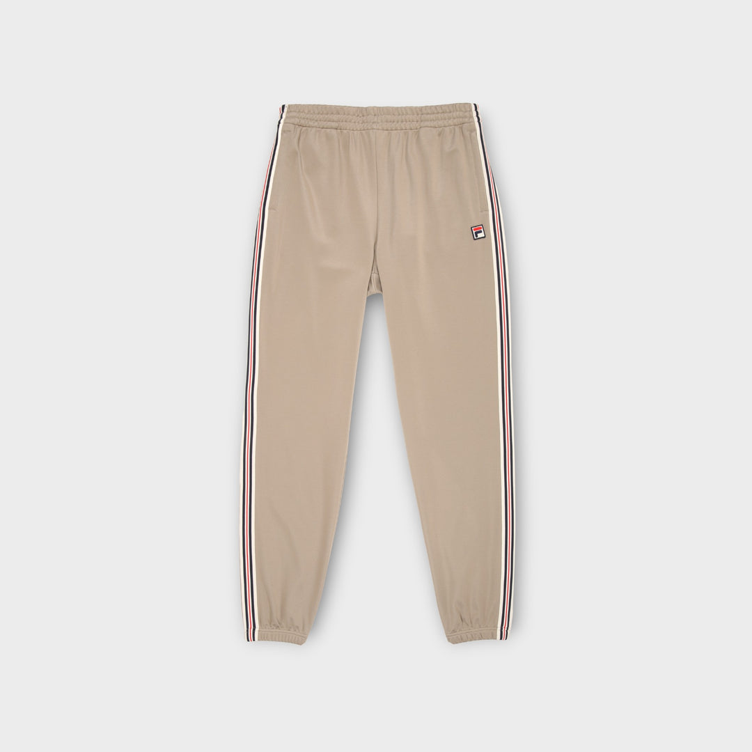 Fila BIELLA regular taped pique track pants i Weathered Teak set forfra