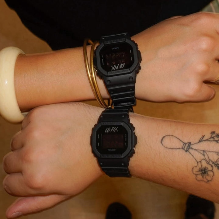 G-SHOCK x Le Fix logo on watch face