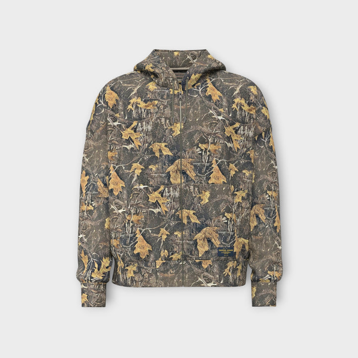 Guess Jeans Zip Hoodie i camouflageprint.