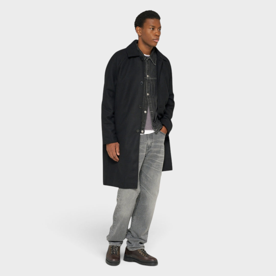 Edwin Mac Wool Coat I Black