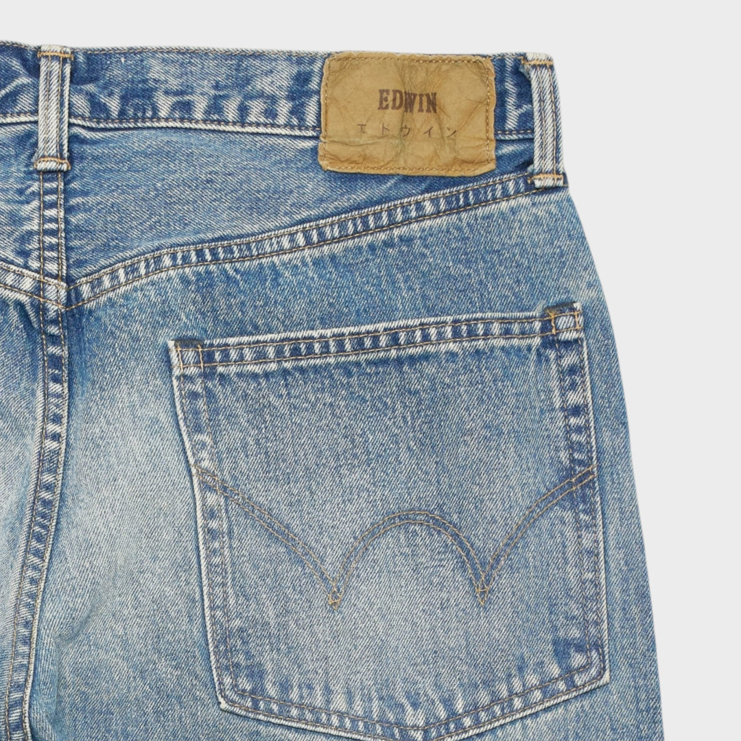 Edwin Wide Jeans I Blue/Light Used