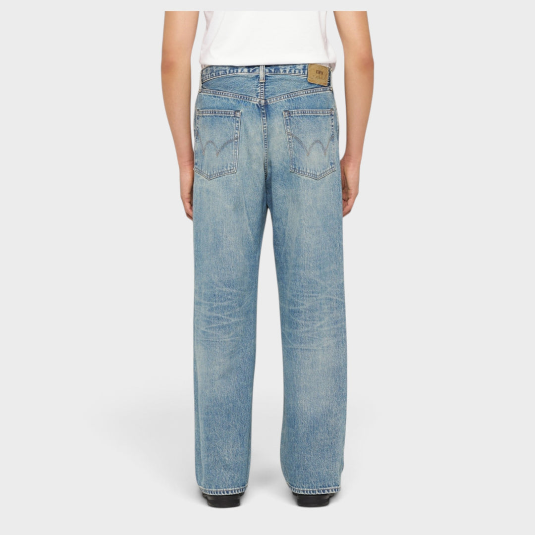 Edwin Wide Jeans I Blue/Light Used