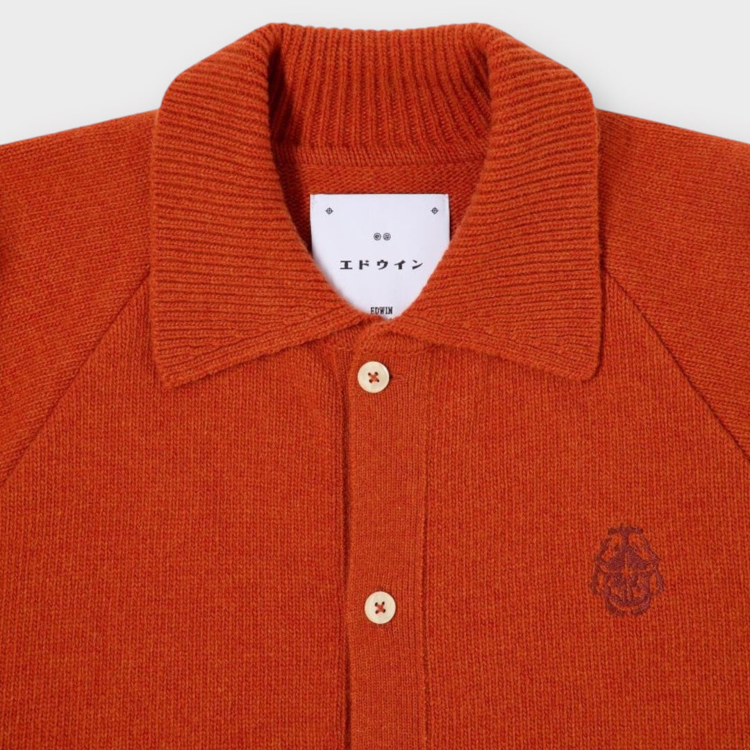 Edwin Mars Cardigan I Orange