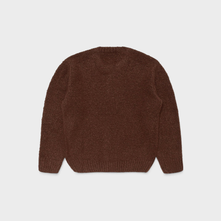 Edwin Dun Textured Sweater I Rum Raisin