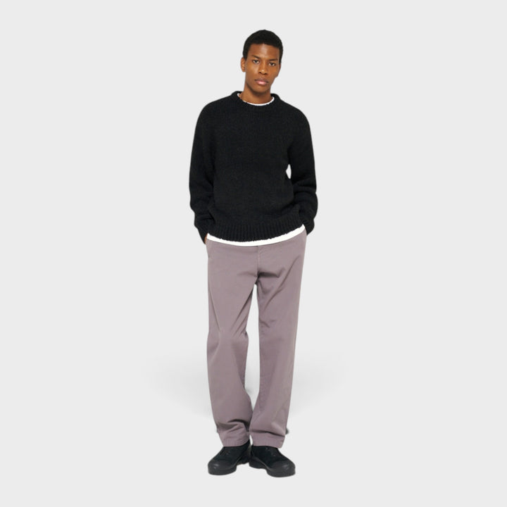 Edwin Dun Textured Sweater I Black