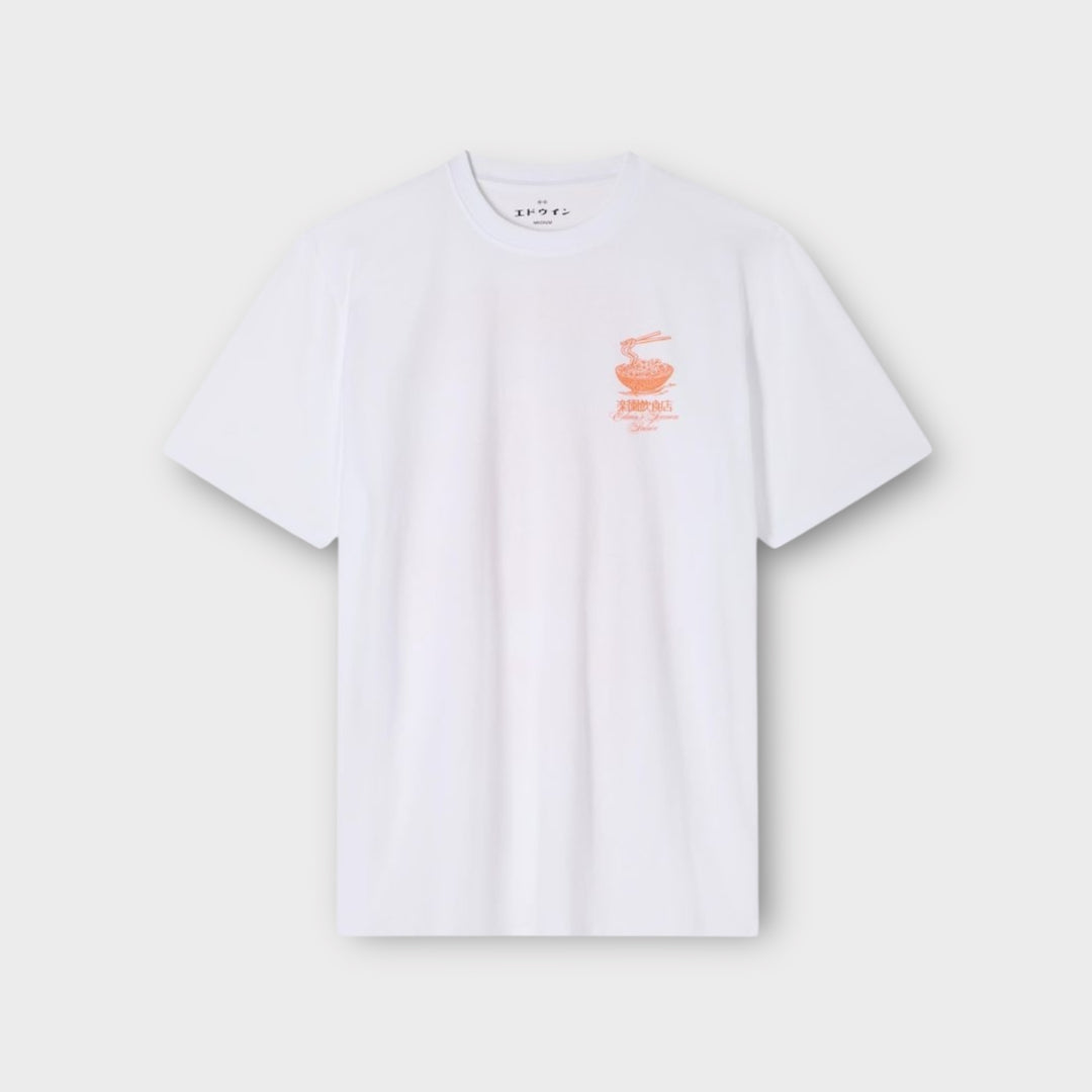 Edwin Ramen Palace T-shirt I Hvid