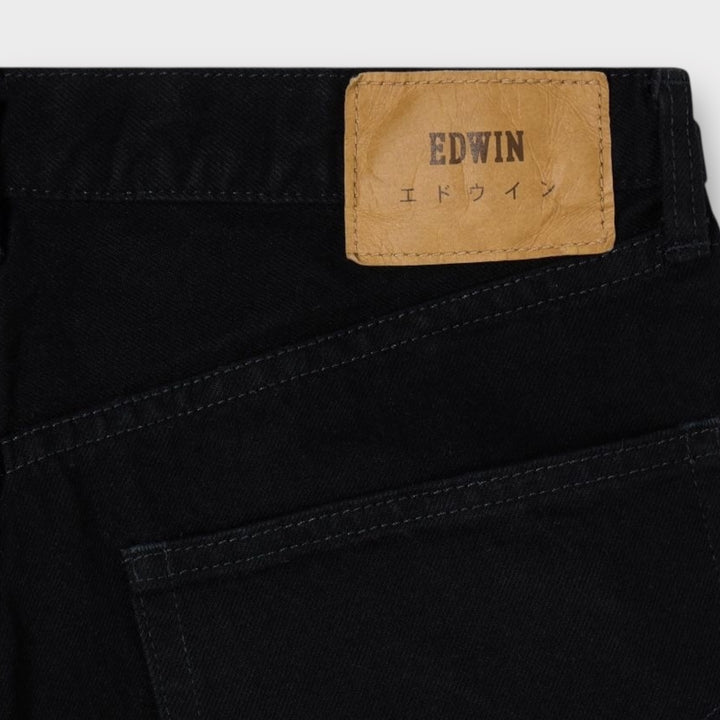 Edwin Wide Jeans In Black Unwashed