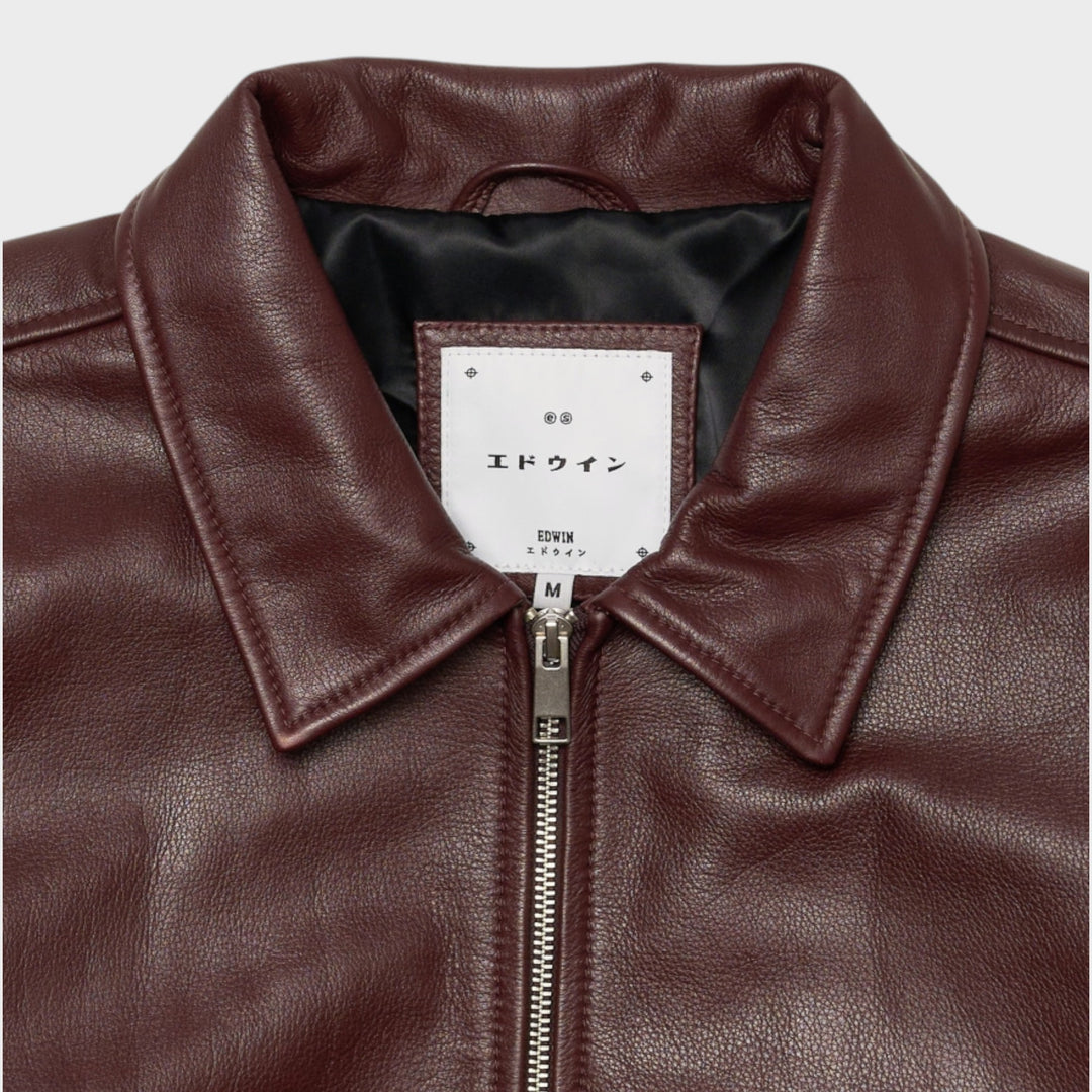 Edwin Dogma Jacket I Brown Burgundy