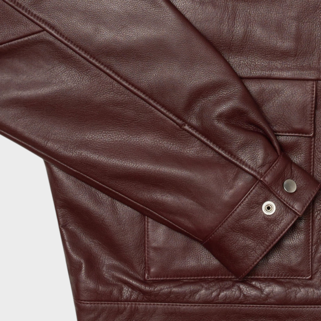 Edwin Dogma Jacket I Brown Burgundy